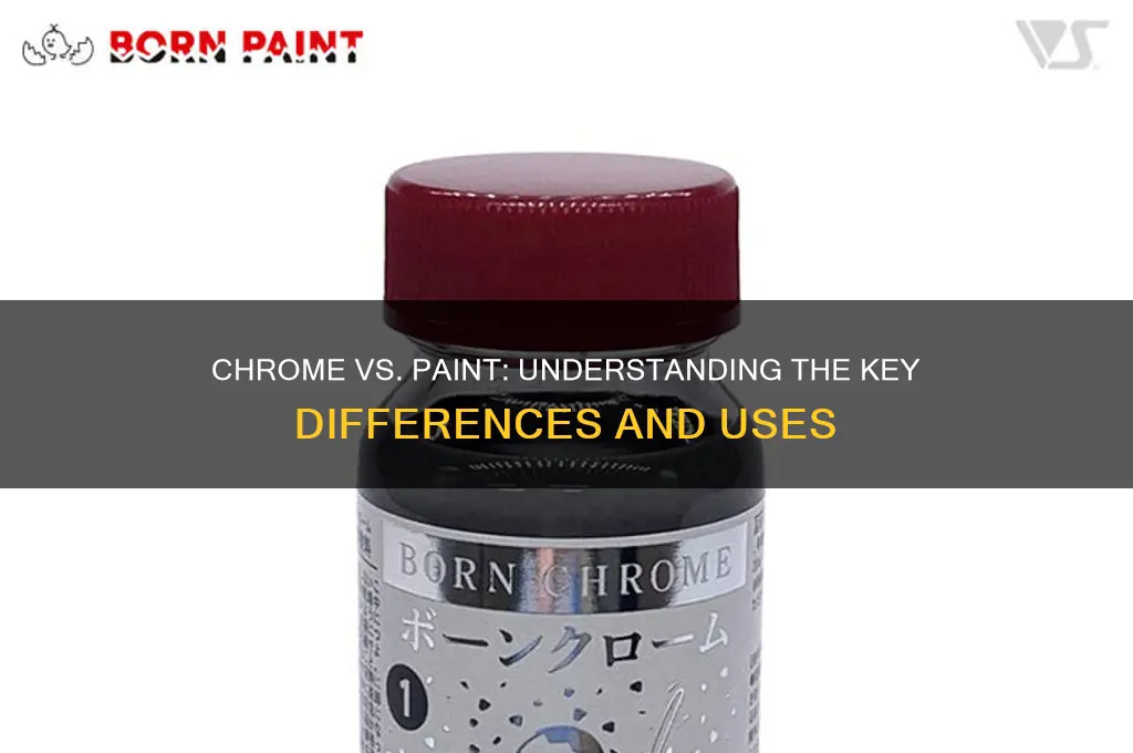 what is the difference between chrome and paint