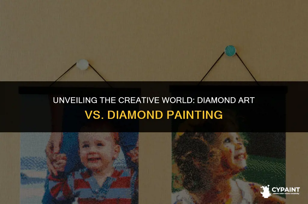what is the difference between diamond art and diamond painting