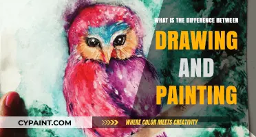 Drawing vs. Painting: Unraveling the Artistic Techniques and Mediums