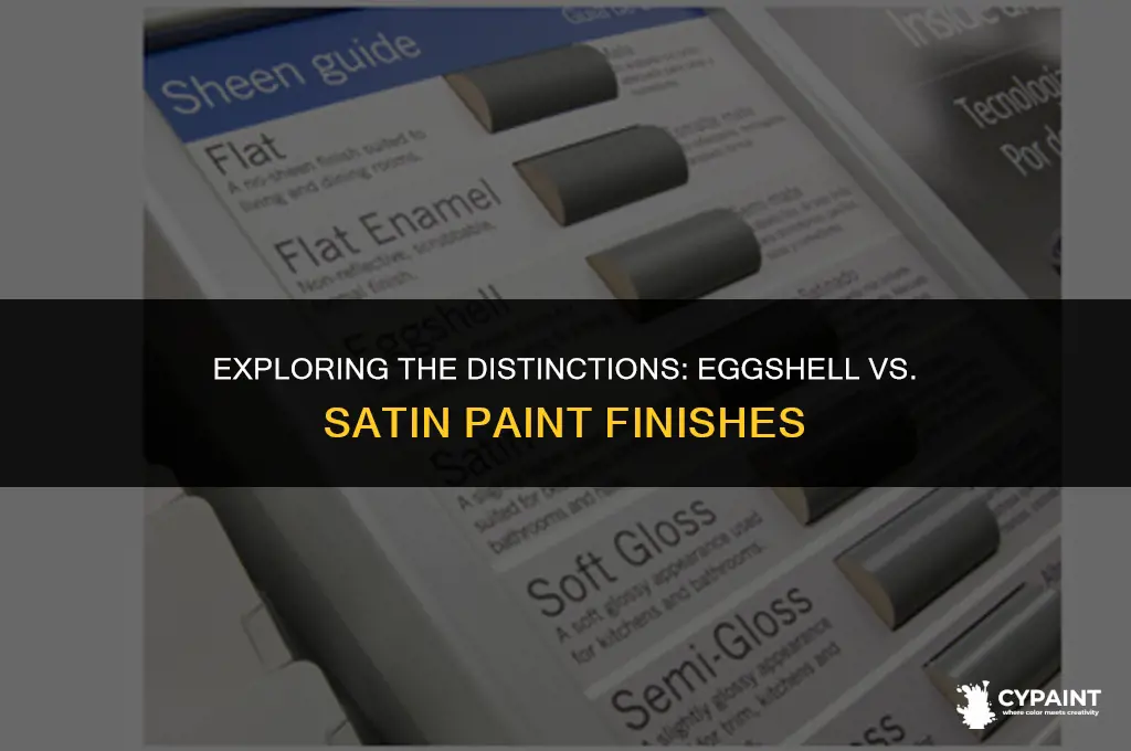 what is the difference between egg shell and satin paint