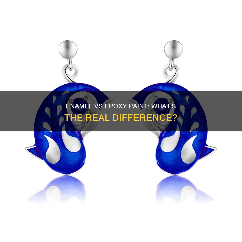 what is the difference between enamel and epoxy paint
