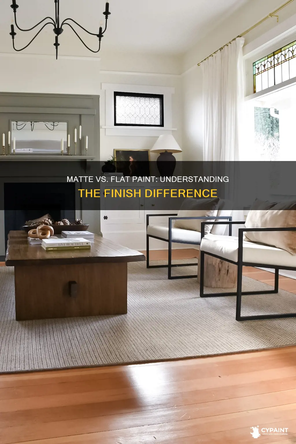 what is the difference between flat amd matte paint
