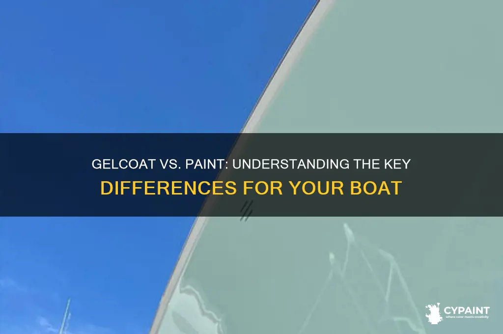 what is the difference between gelcoat and paint