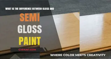 Exploring the Subtle Differences: Gloss vs. Semi-Gloss Paint