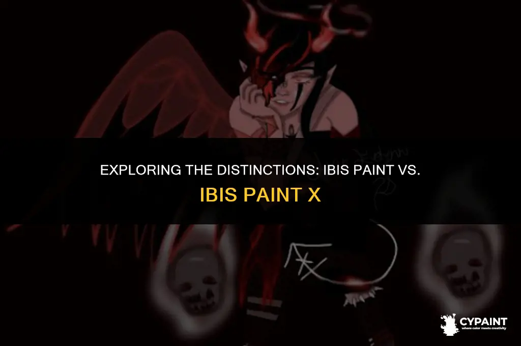 what is the difference between ibis paint and ibispaint x