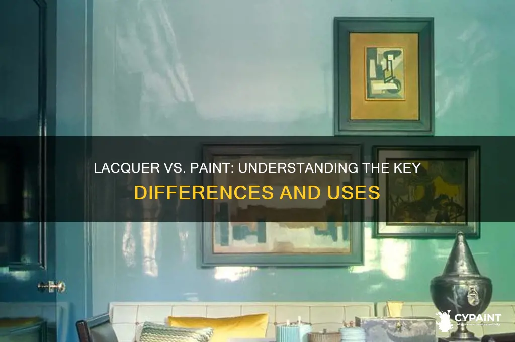 what is the difference between lacquer and paint
