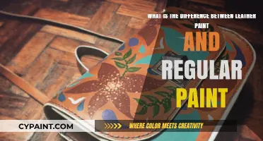 Exploring the Distinctions: Leather Paint vs. Regular Paint