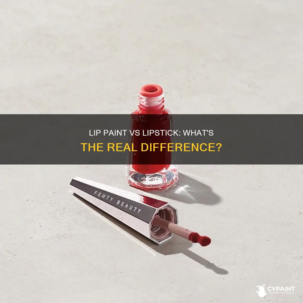 what is the difference between lip paint and lipstick