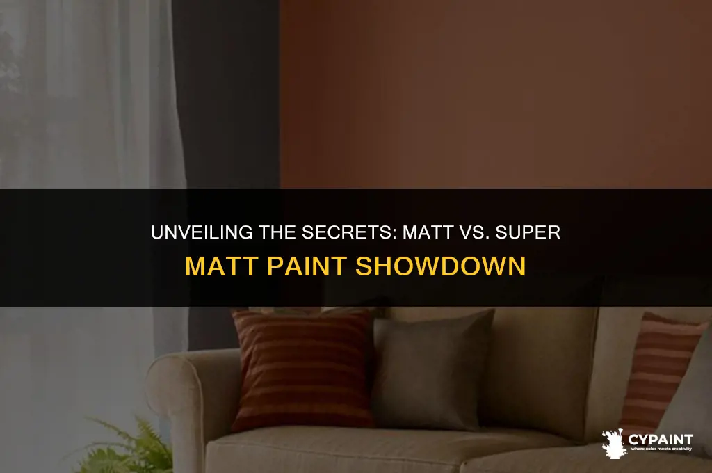 what is the difference between matt and super matt paint