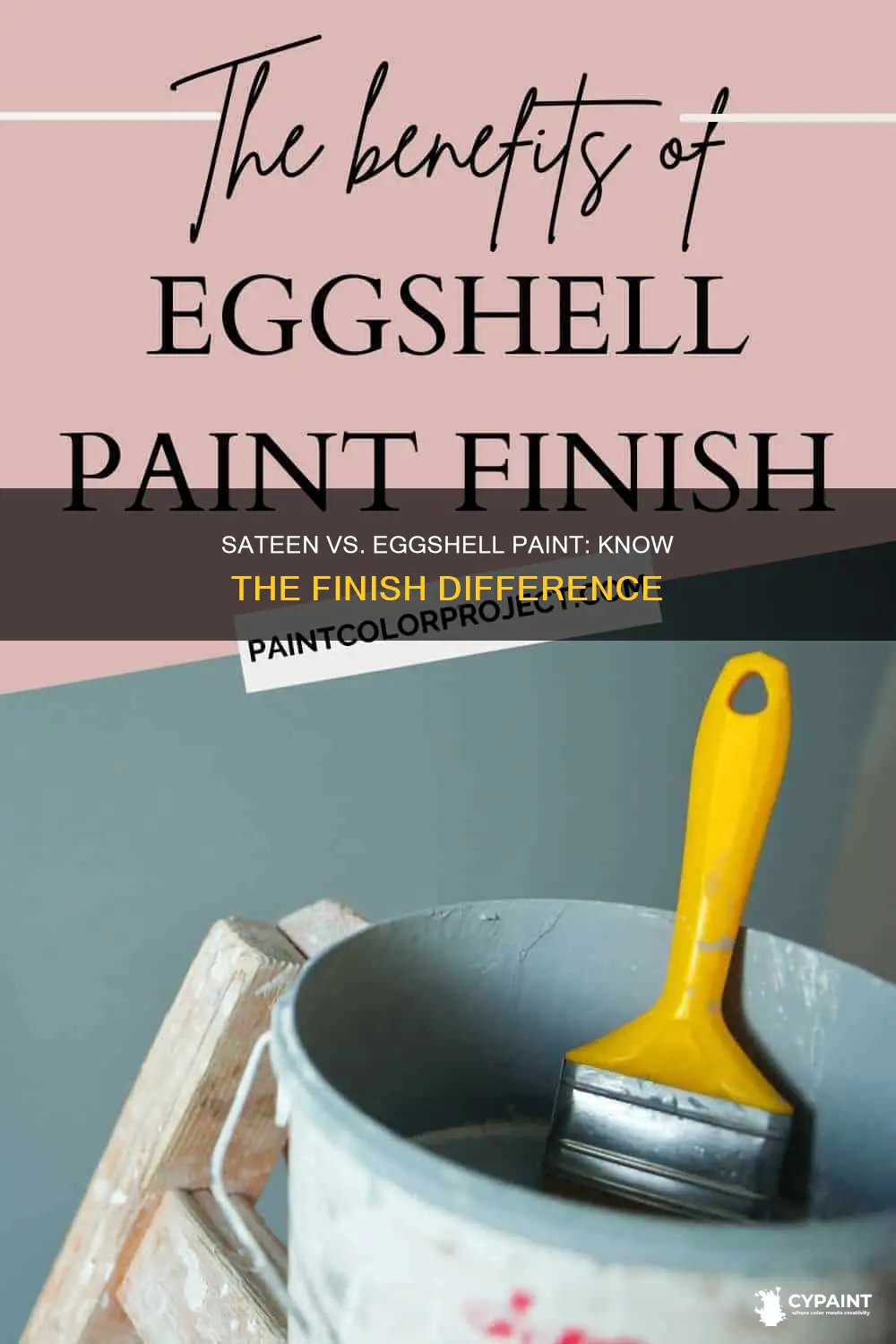 what is the difference between sateen and eggshell paint