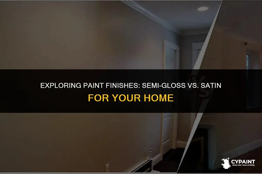 what is the difference between semi gloss and sassoon paint