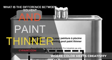 Solvent vs. Paint Thinner: What's the Difference?