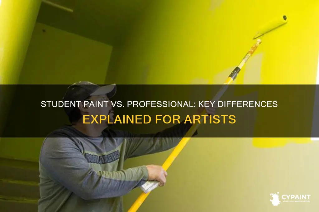 what is the difference between student paint and