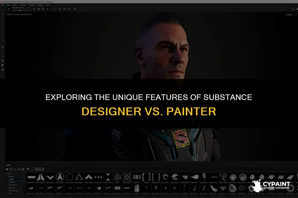 what is the difference between substance designer and substance painter
