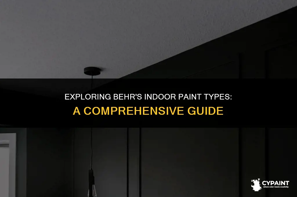 what is the difference between the behr indoor paint types