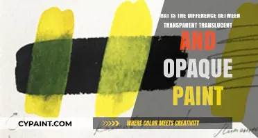Unveiling the Mysteries: Transparent, Translucent, and Opaque Paints Explained