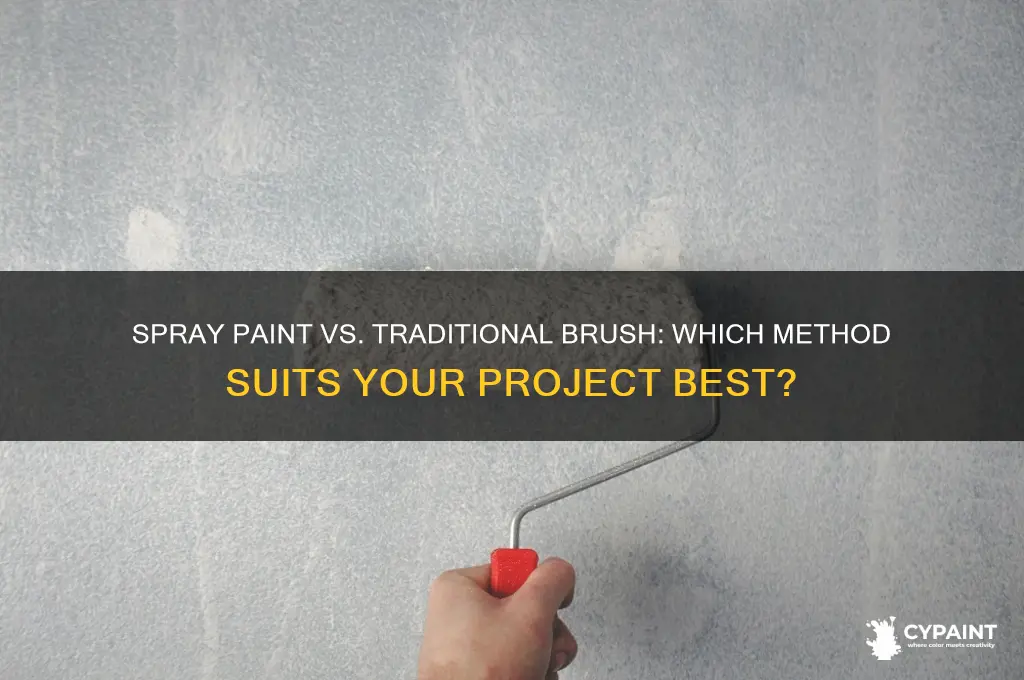 what is the different between spary paint vs