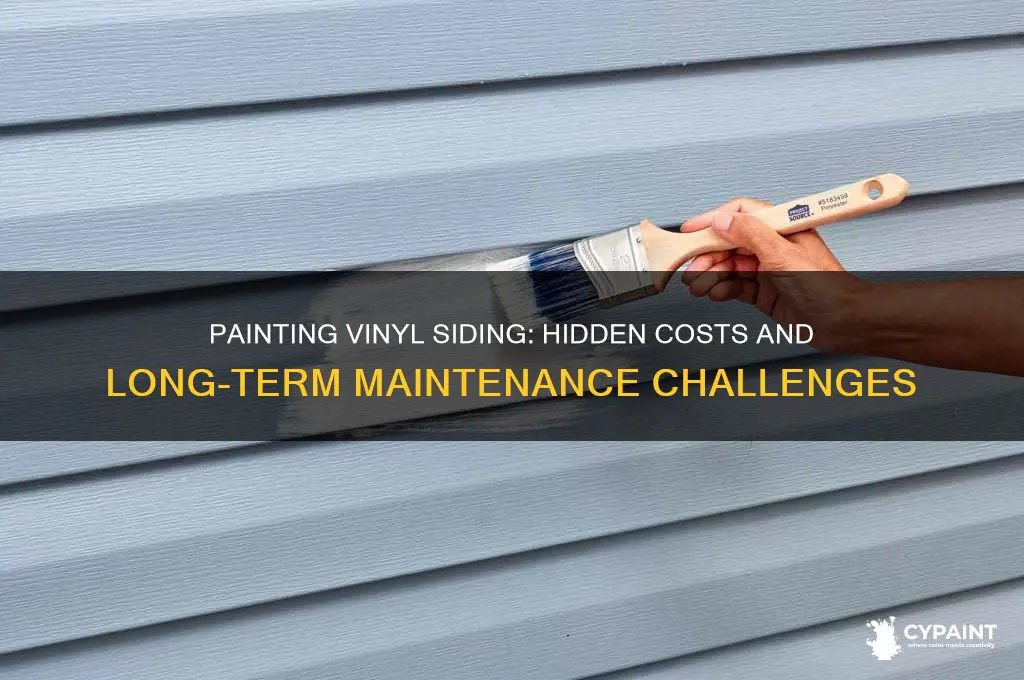 what is the downside of painting vinyl siding