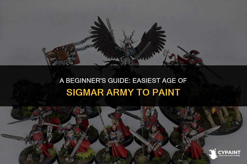 what is the easiest age of sigmar army to paint