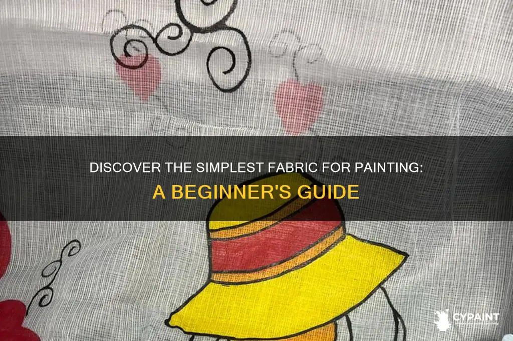 what is the easiest fabric to paint on