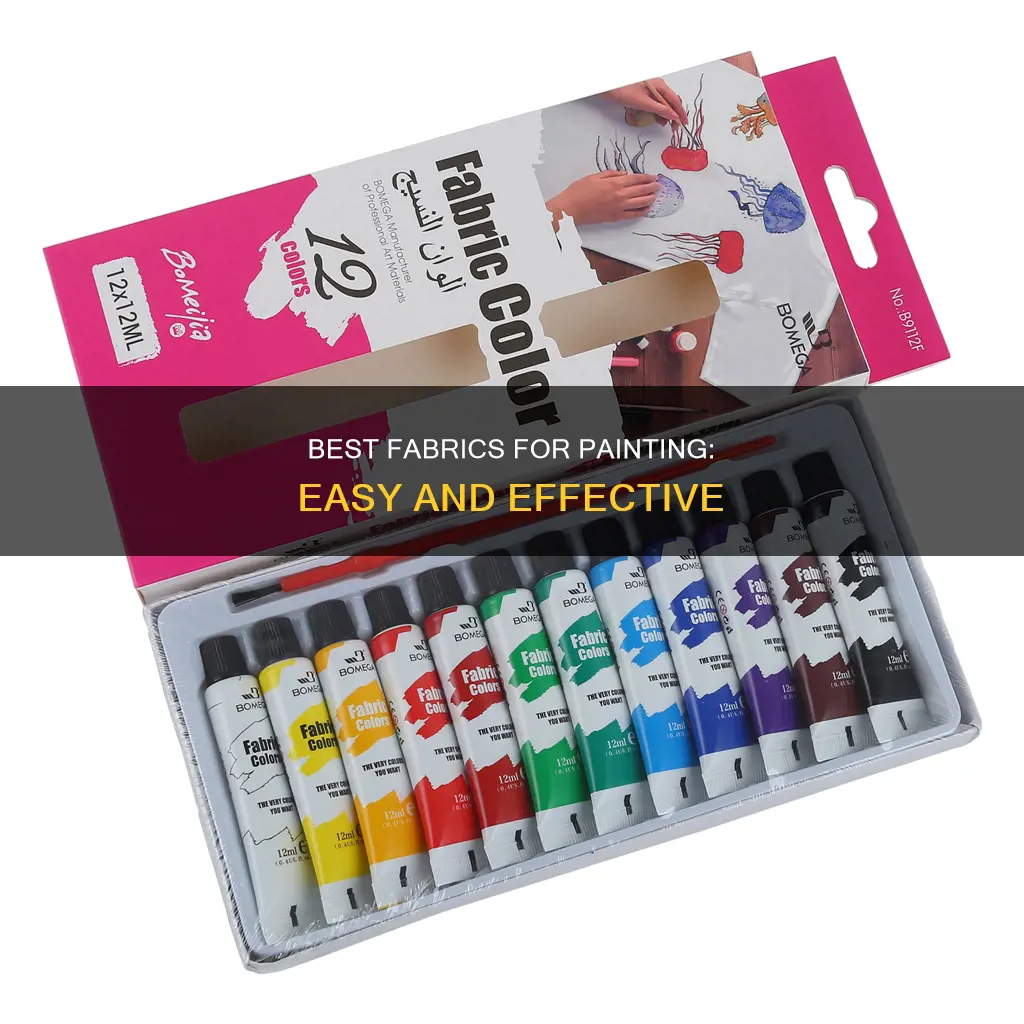 what is the easiest material to paint for clothes