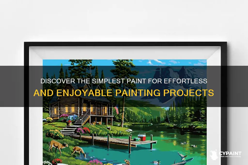 what is the easiest paint to paint with