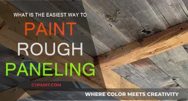 The Quickest Way to Paint Rough Paneling