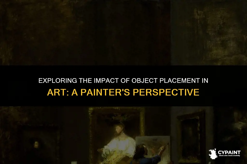 what is the effect of making objects in a painting