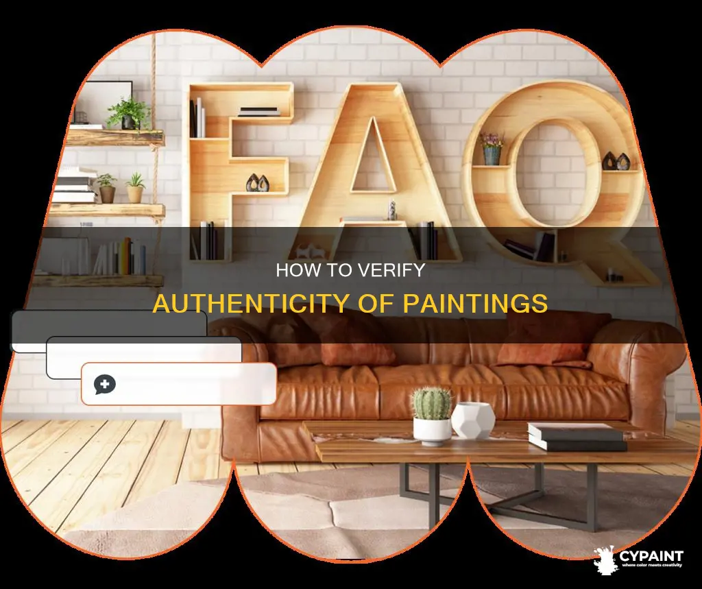 what is the evidence that the paintings are authentic