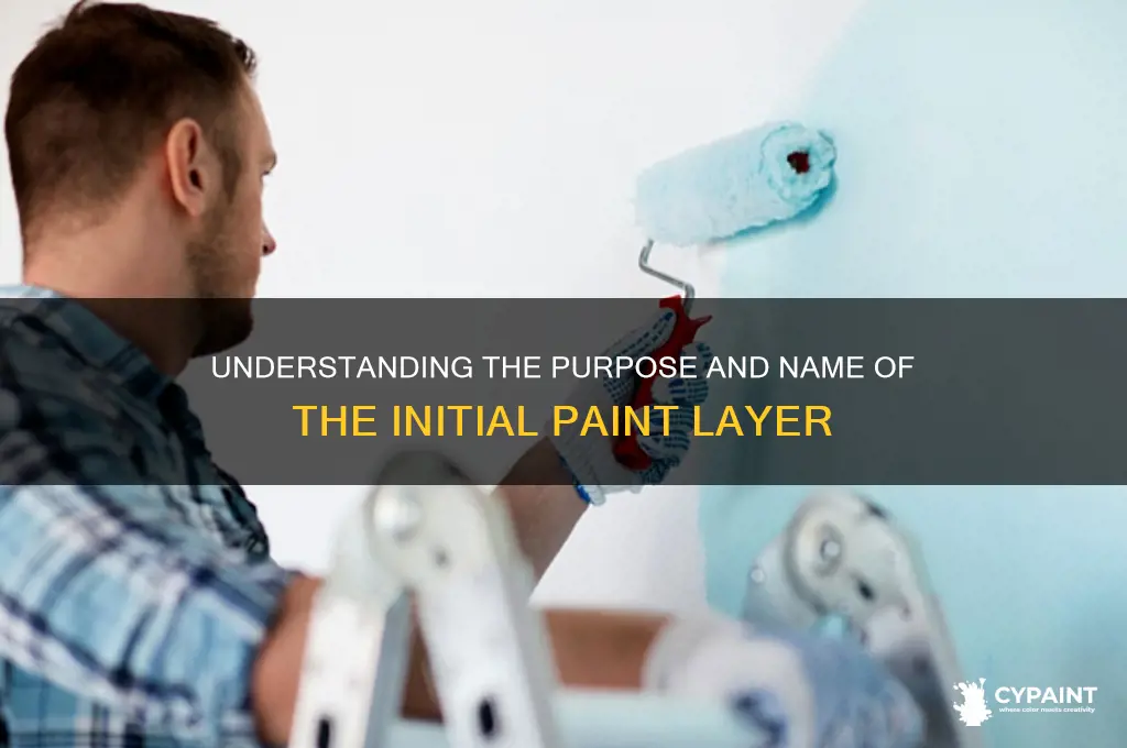 what is the first coat of paint called