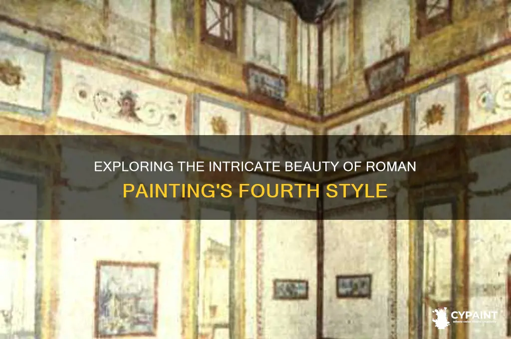 what is the fourth style of roman painting