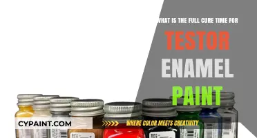 Understanding the Complete Curing Time for Testor Enamel Paint