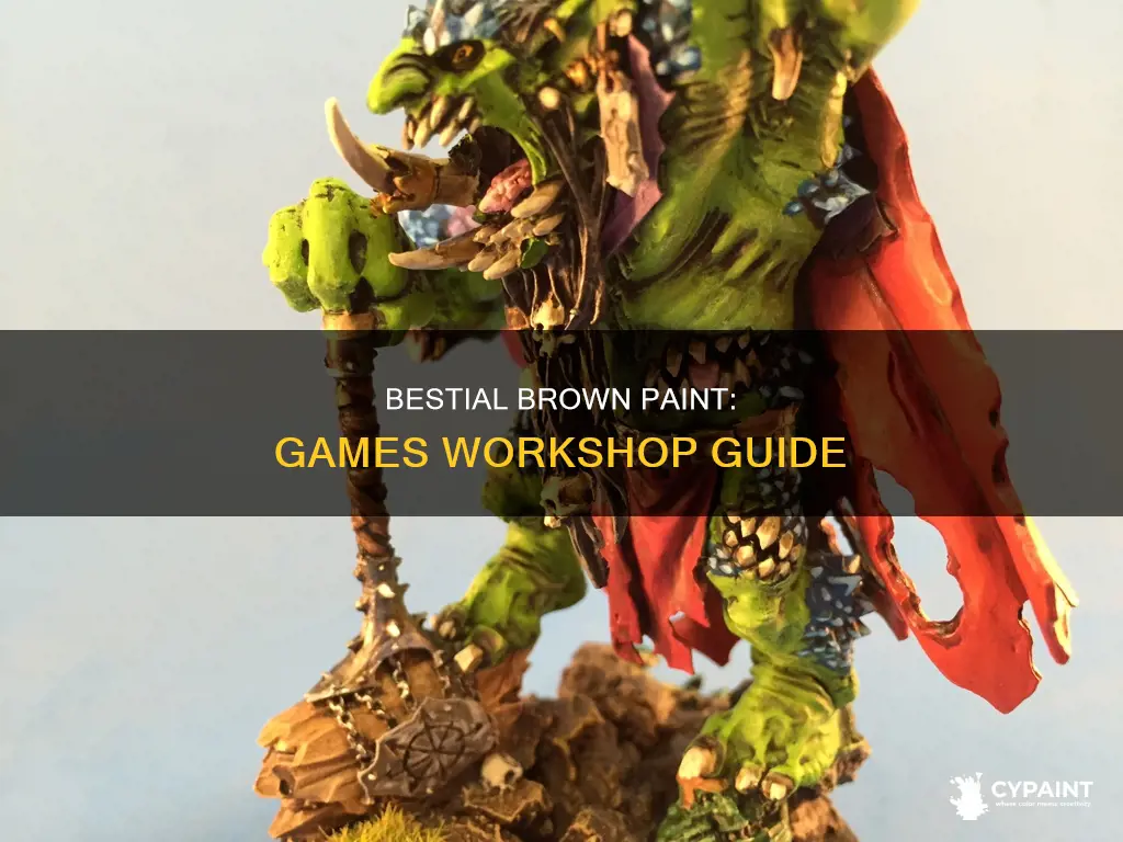 what is the games workshop paint for bestial brown