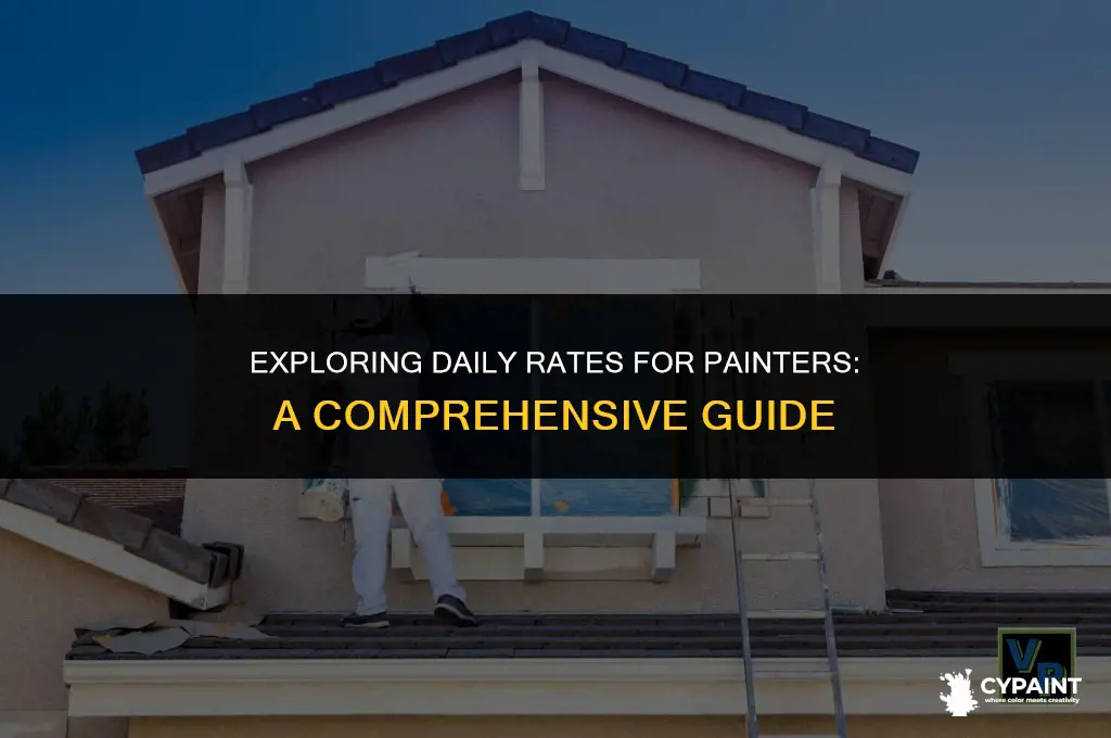 what is the going rate for a painter per day