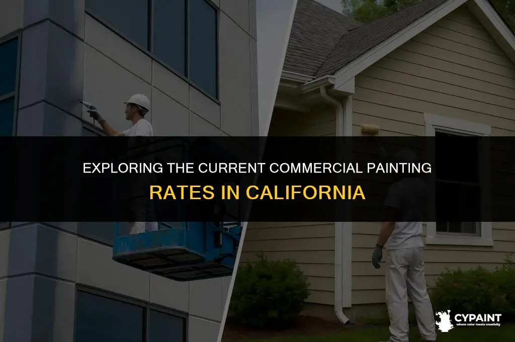 what is the going rate for commercial painting in california