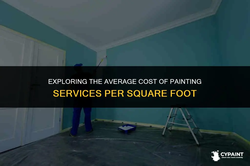what is the going rate for painting per sq foot