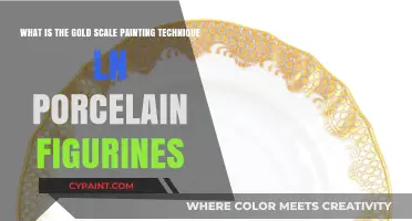 Mastering the Gold Scale Technique in Porcelain Figurine Artistry
