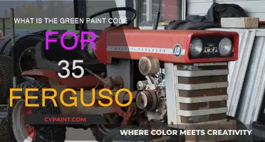 Green Paint Code for the 35 Ferguson Tractor