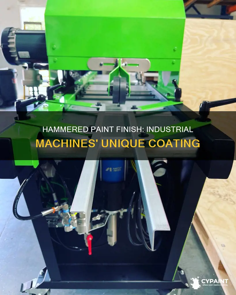 what is the hammered paint finish on industrial machines