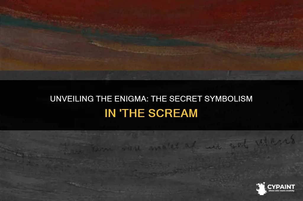 what is the hidden message in the painting the scream