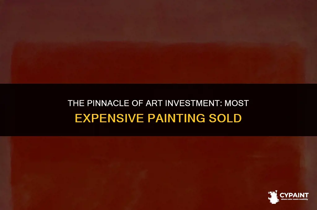 what is the highest price ever paid for a painting
