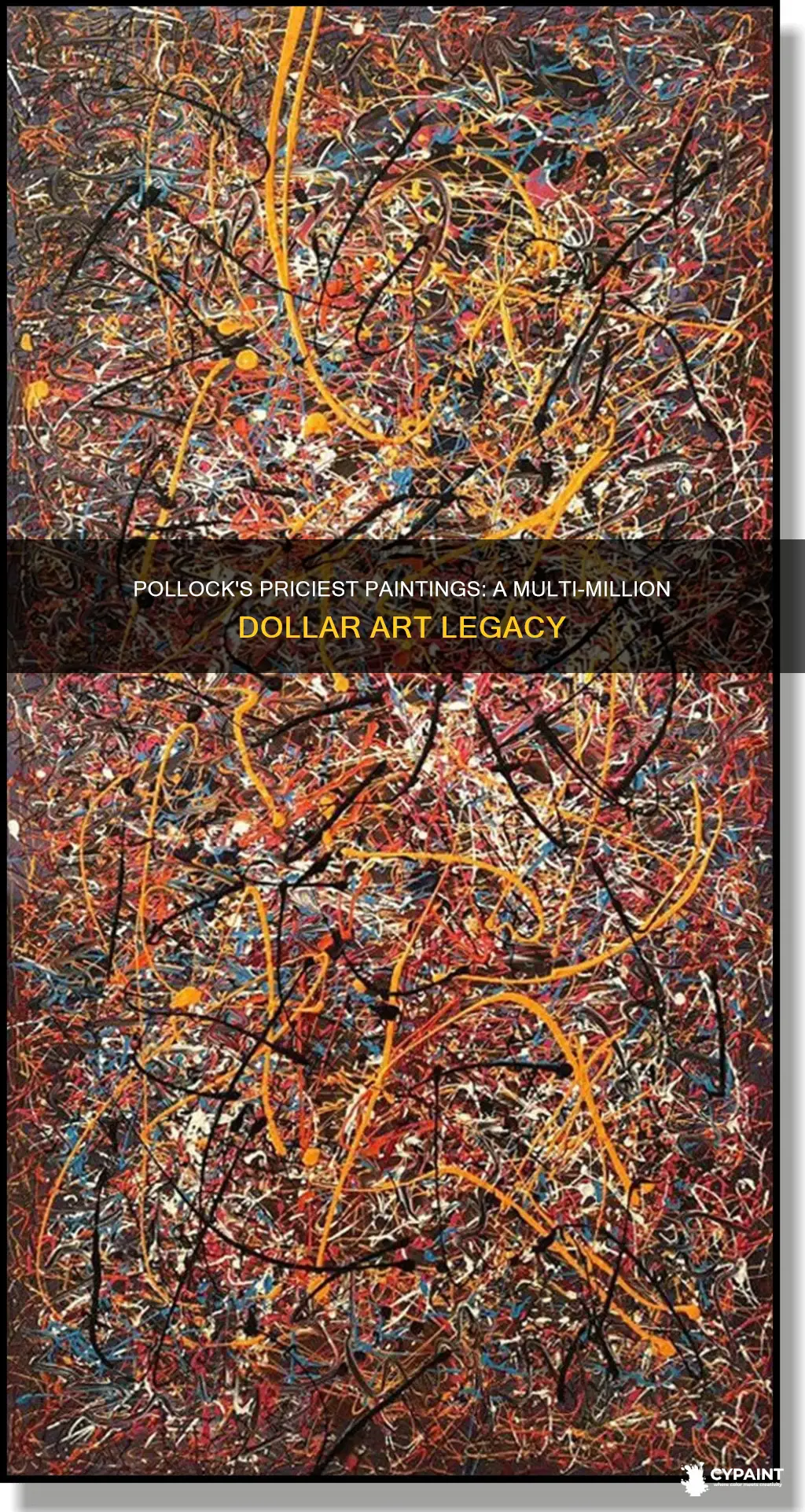 what is the highest prize on jackson pollock painting