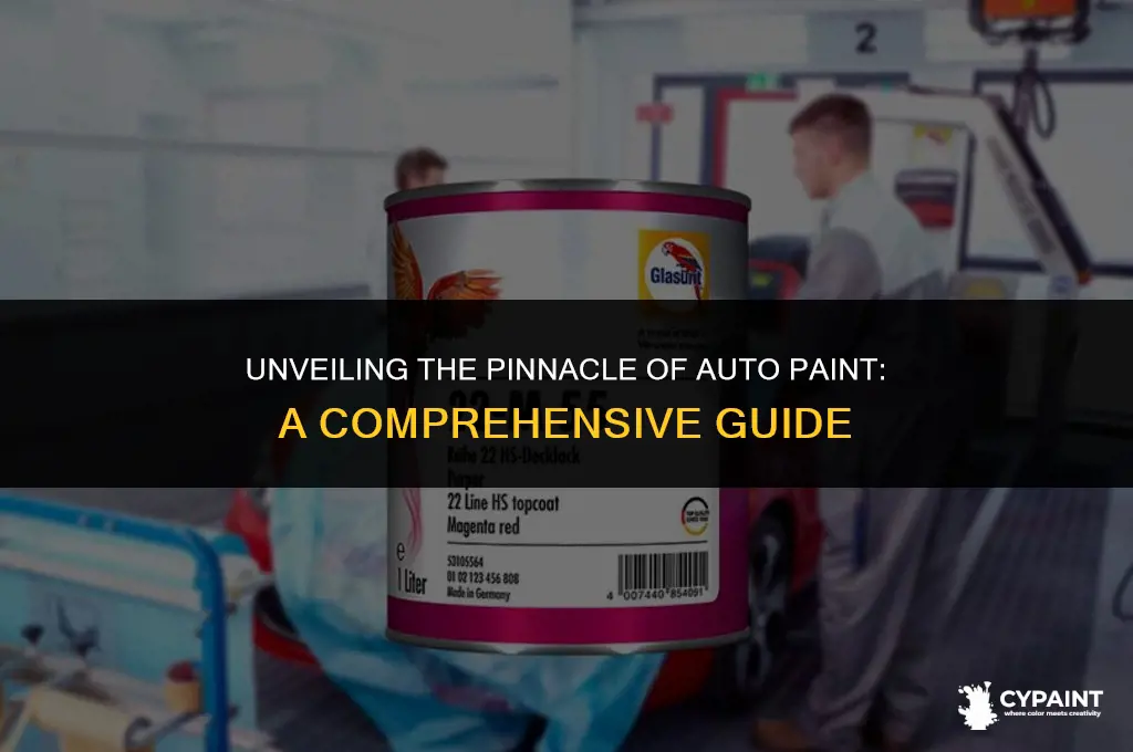 what is the highest quality auto paint on the market