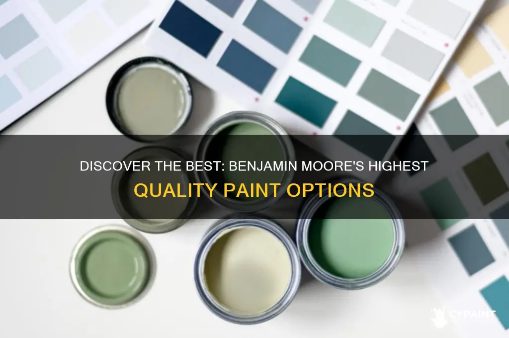 what is the highest quality benjamin moore paint