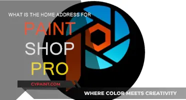 PaintShop Pro: Where to Find the Home Address