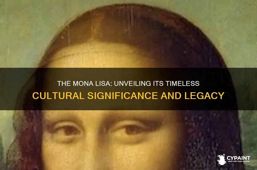 what is the importance of mona lisa painting