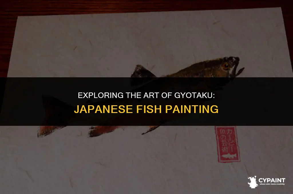 what is the japanese name for painting with a fish