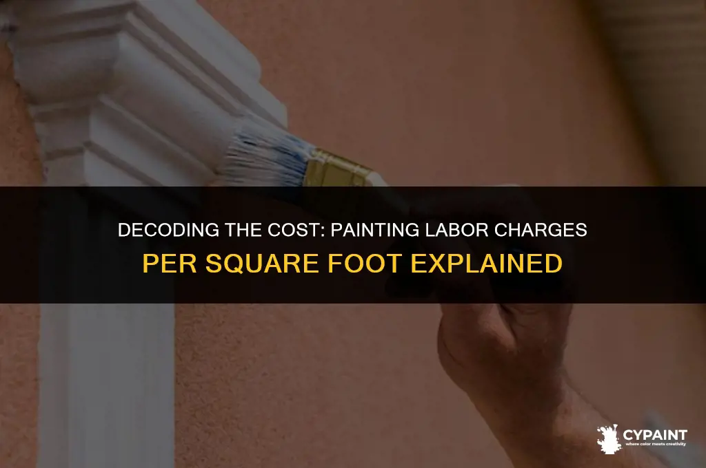 what is the labor cost for painting per square foot
