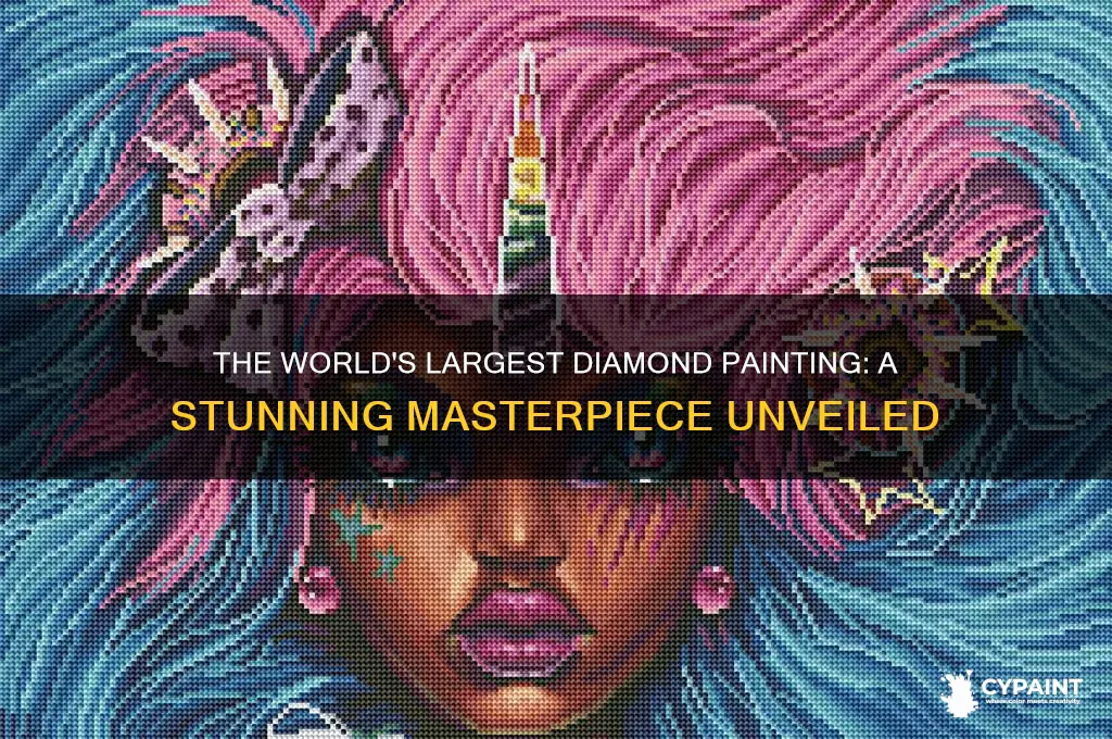 what is the largest diamon painting ever made