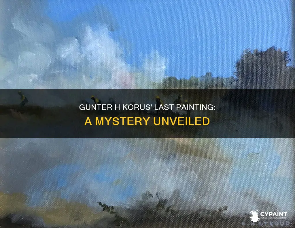 what is the last painting of gunter h korus
